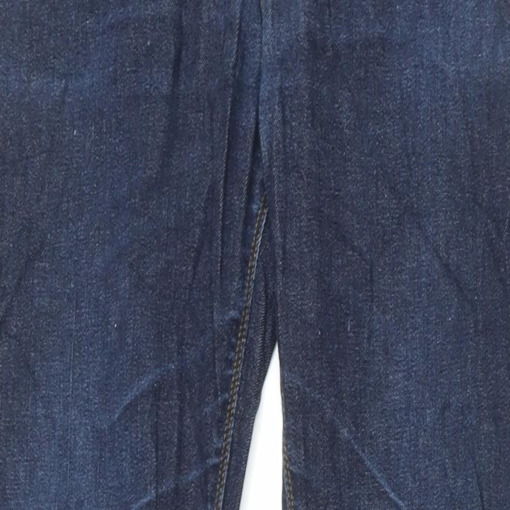 Noak Mens Blue Cotton Skinny Jeans Size 34 in L32 in Regular Button