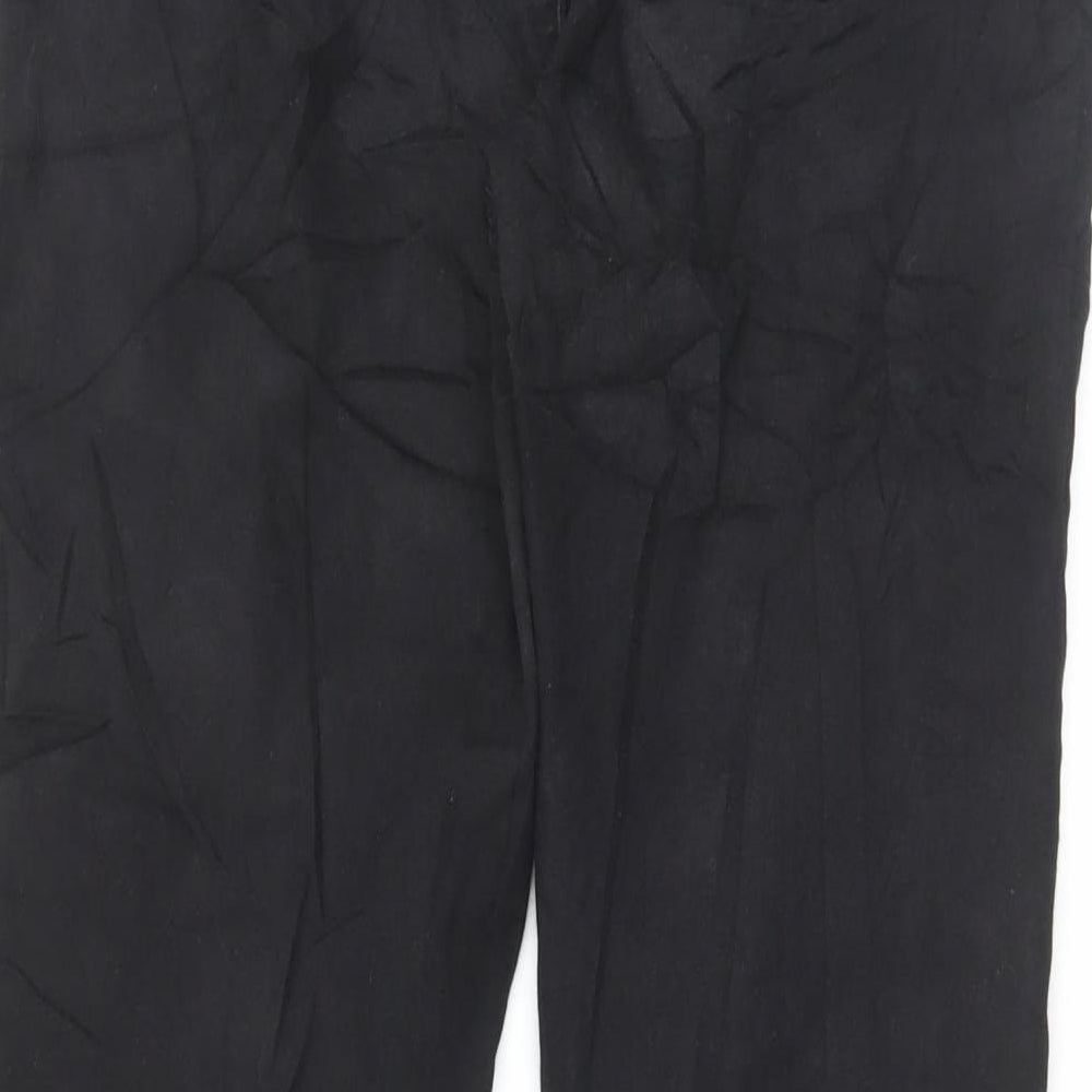 Marks and Spencer Womens Black Cotton Jegging Trousers Size 14 L27 in Regular