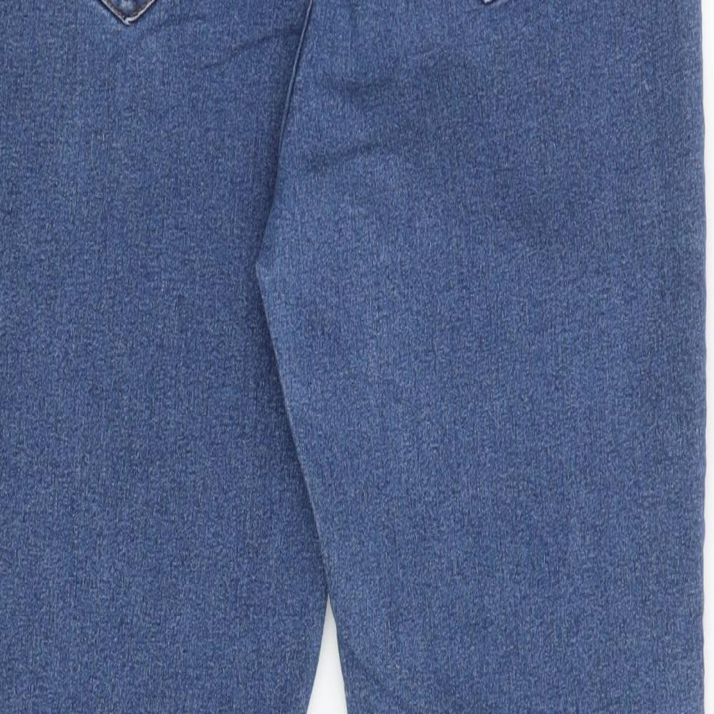 New Look Womens Blue Cotton Jegging Jeans Size 14 L26 in Regular