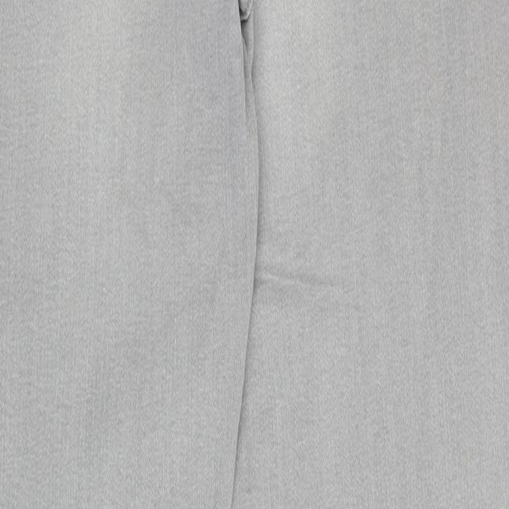 Denim & Co Womens Grey Cotton Skinny Jeans Size 14 L30 in Regular Zip