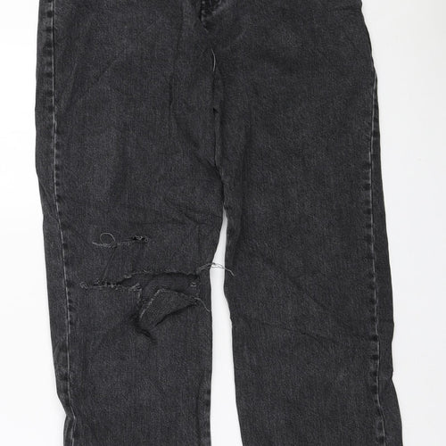 COLLUSION Womens Black Cotton Skinny Jeans Size 28 in L30 in Regular Zip