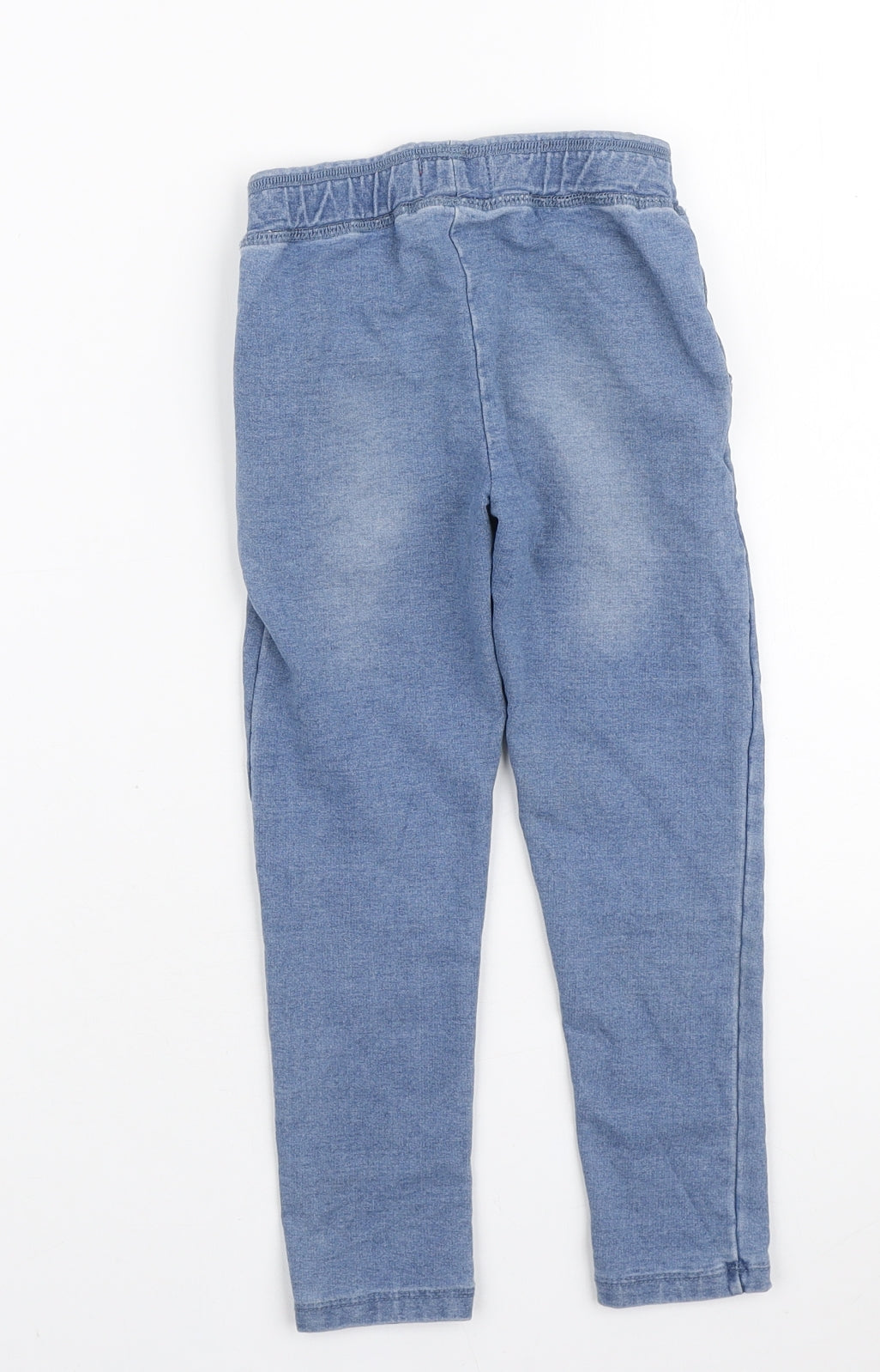 Jules Girls Blue Cotton Jogger Trousers Size 5 Years Regular Pullover