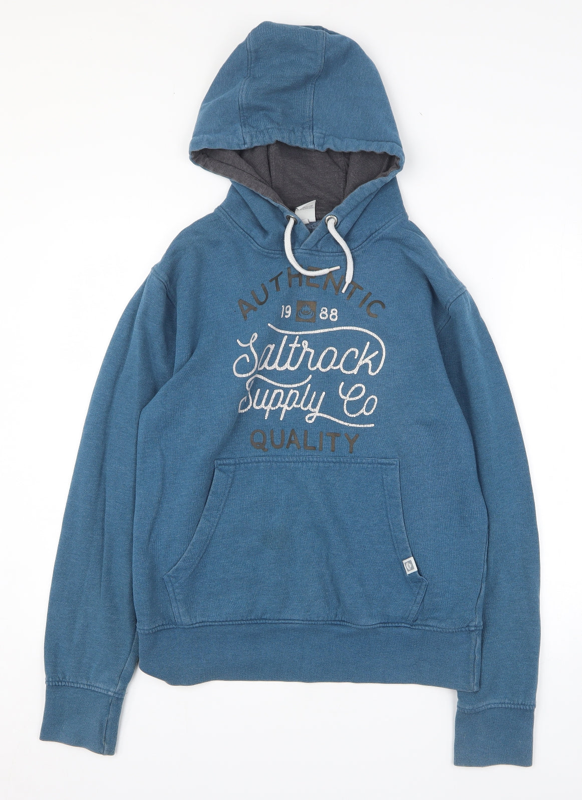 Saltrock Mens Blue Cotton Pullover Hoodie Size S - Saltrock Supply