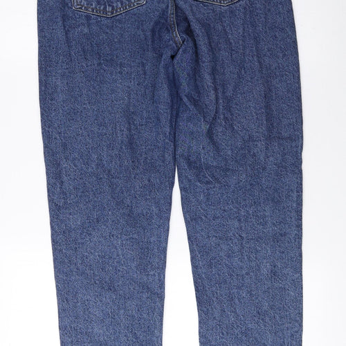 Atmosphere Womens Blue 100% Cotton Tapered Jeans Size 8 L28 in Regular Zip