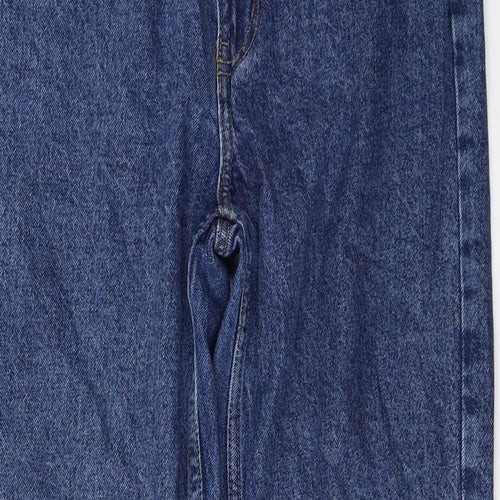 Atmosphere Womens Blue 100% Cotton Tapered Jeans Size 8 L28 in Regular Zip