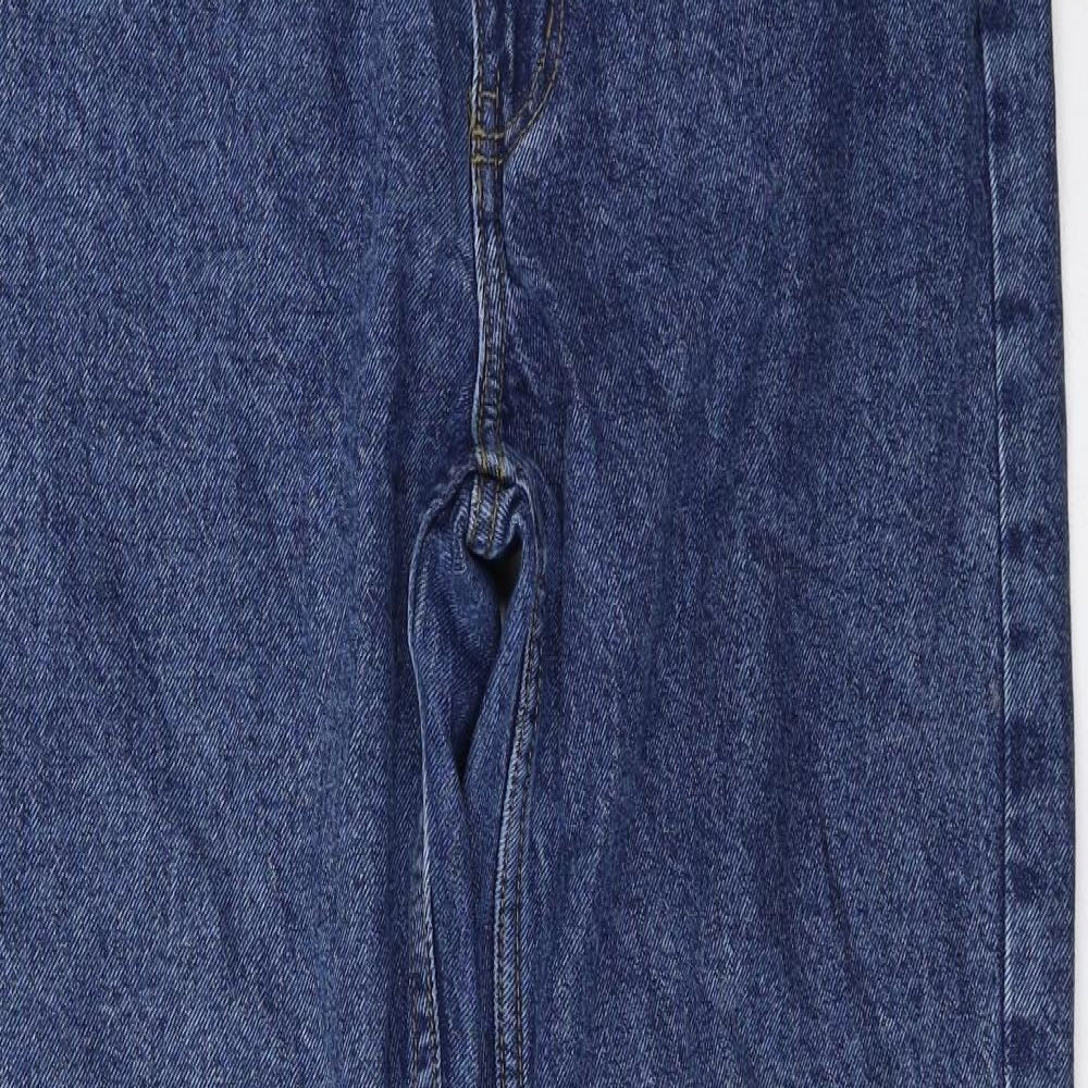 Atmosphere Womens Blue 100% Cotton Tapered Jeans Size 8 L28 in Regular Zip