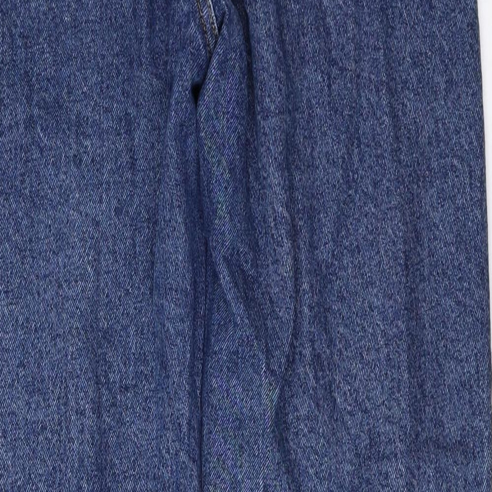 Atmosphere Womens Blue 100% Cotton Tapered Jeans Size 8 L28 in Regular Zip
