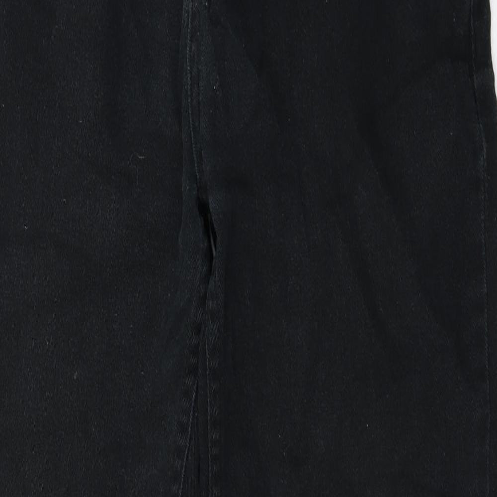 Denim & Co. Mens Black Cotton Skinny Jeans Size 30 L32 in Regular Zip