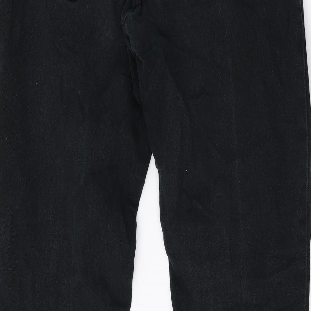 Denim & Co. Mens Black Cotton Skinny Jeans Size 30 L32 in Regular Zip