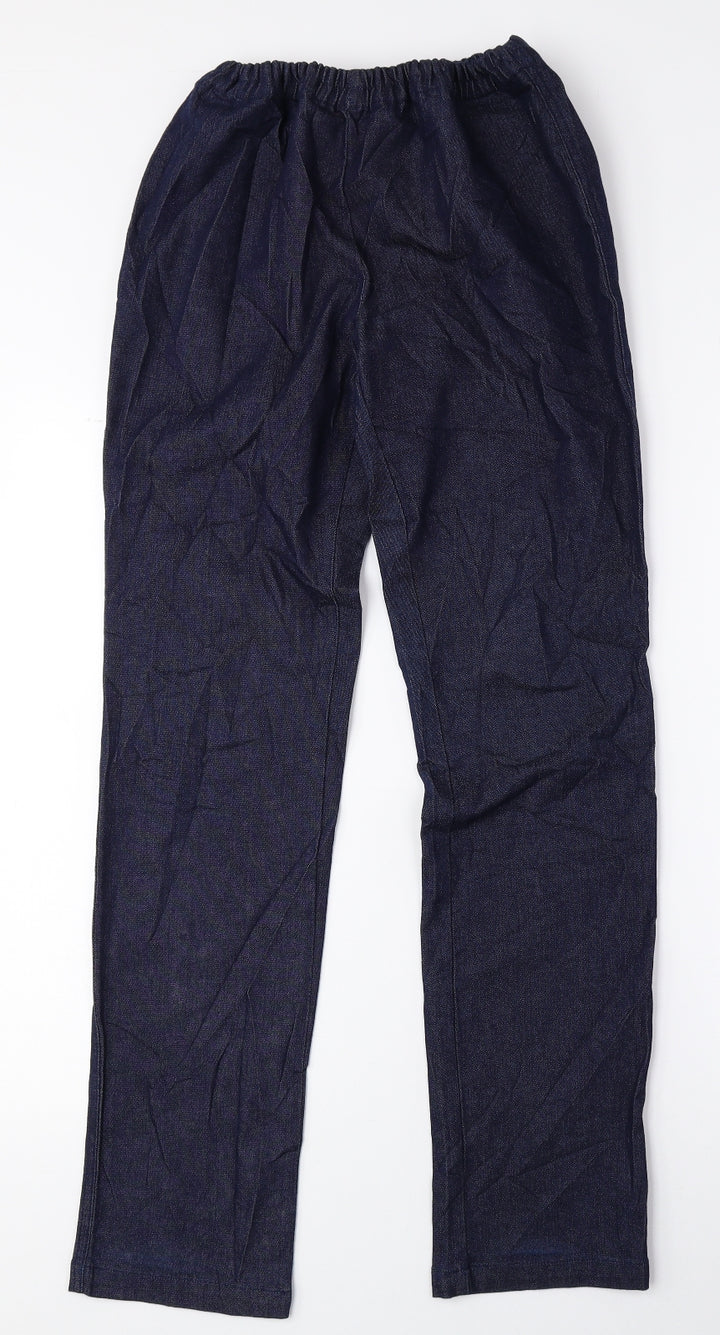 Preworn Womens Blue Cotton Tapered Jeans Size XL L29.5 in Regular