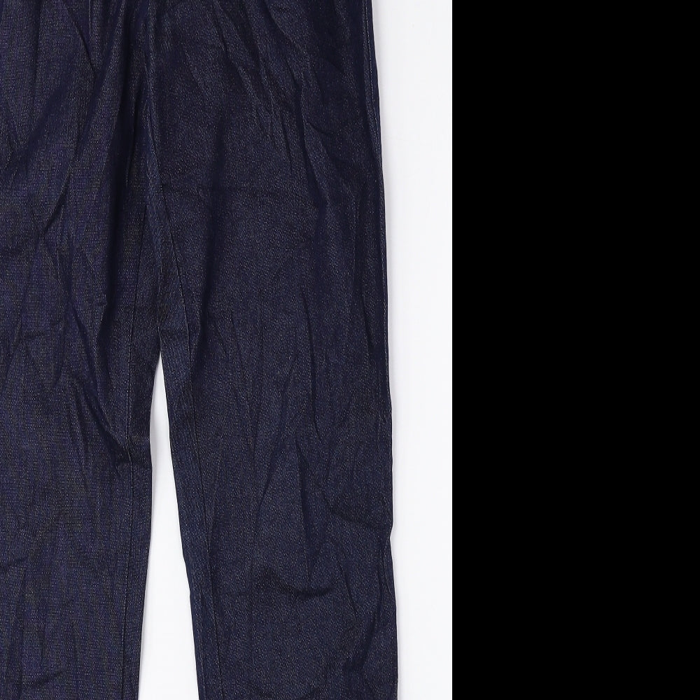 Preworn Womens Blue Cotton Tapered Jeans Size XL L29.5 in Regular