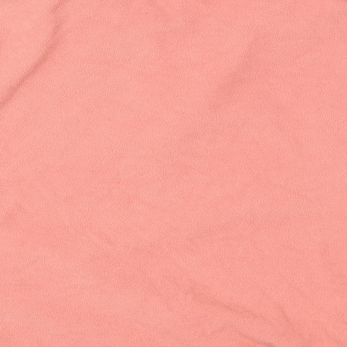 F&F Womens Pink Polyester Pullover Sweatshirt Size M Zip