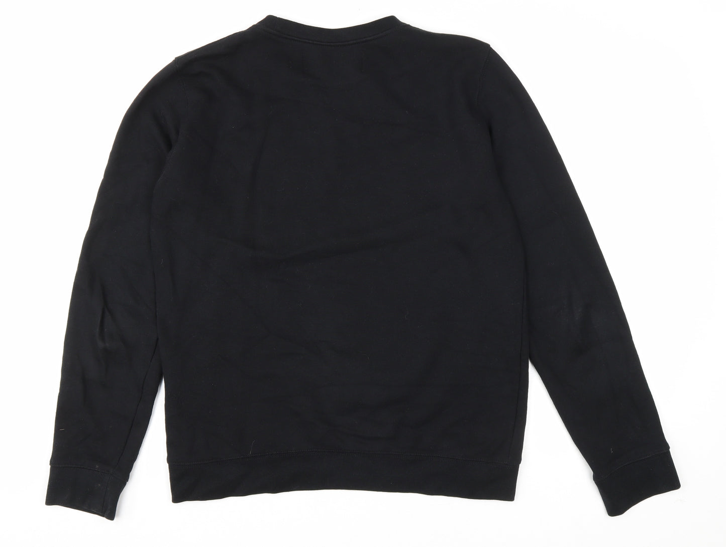 Replay Mens Black Cotton Pullover Sweatshirt Size L