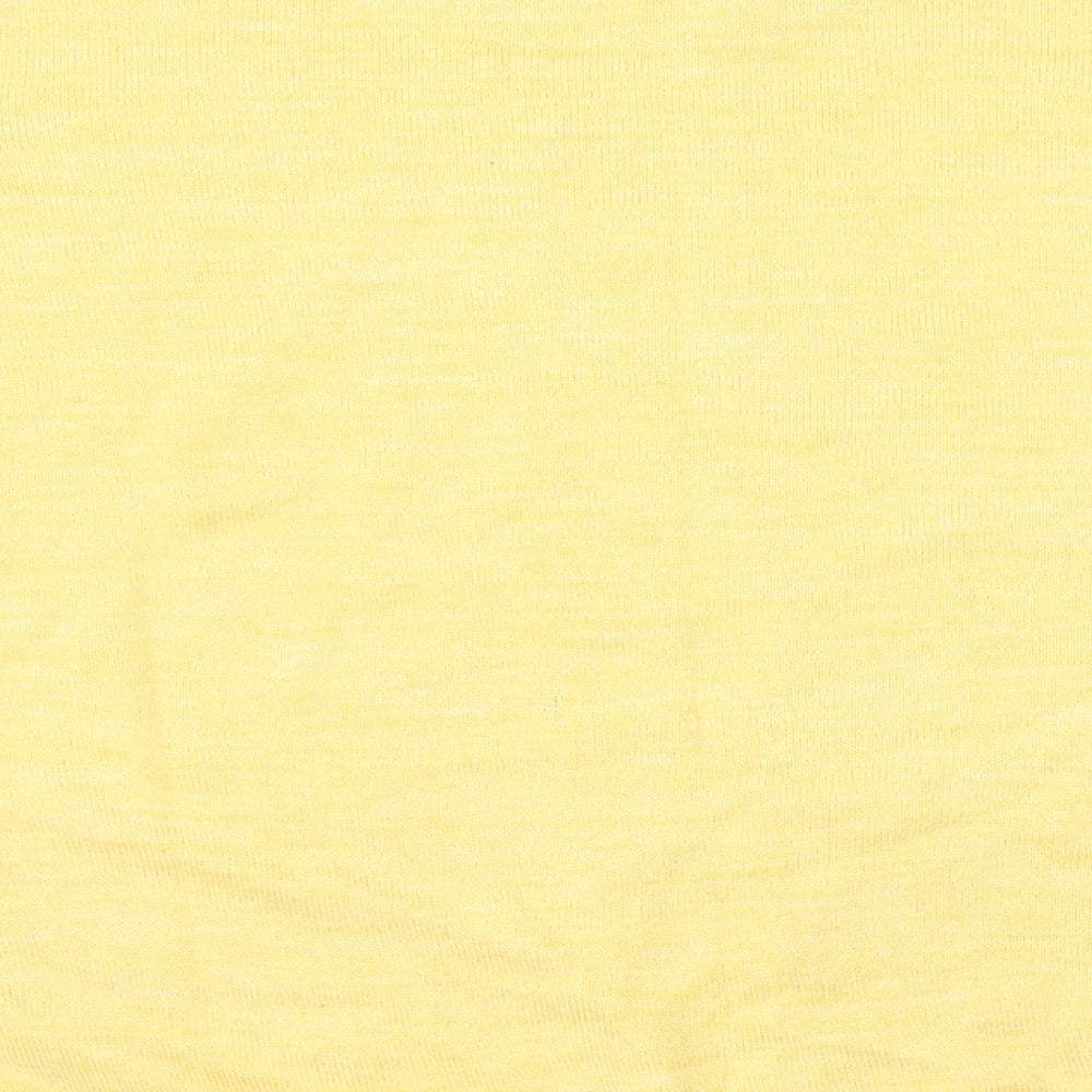 Honour Millburn` Womens Yellow Round Neck Acrylic Pullover Jumper Size 16
