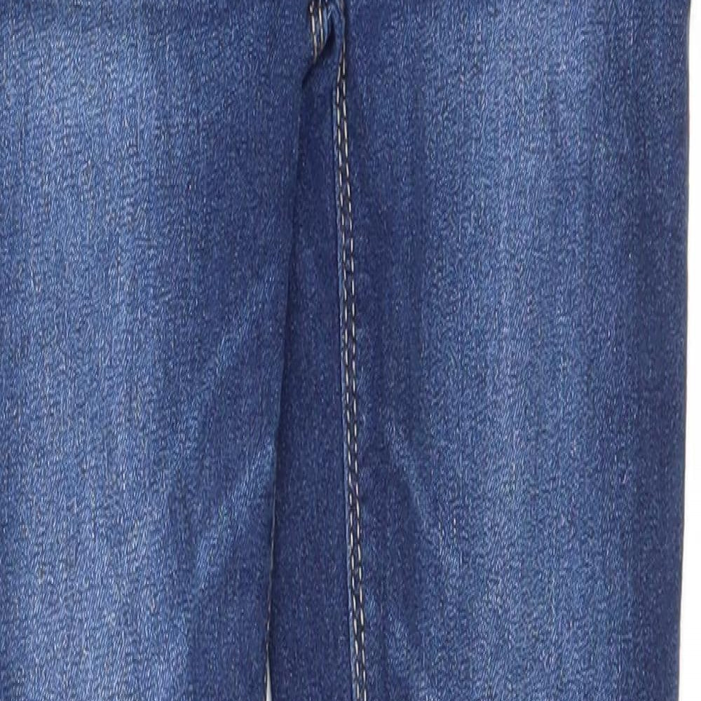Lilly&Dan Girls Blue Cotton Skinny Jeans Size 11-12 Years Regular Zip