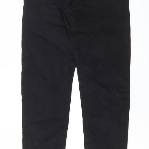 Marks and Spencer Womens Black Cotton Skinny Jeans Size 6 L33 in Regular Button