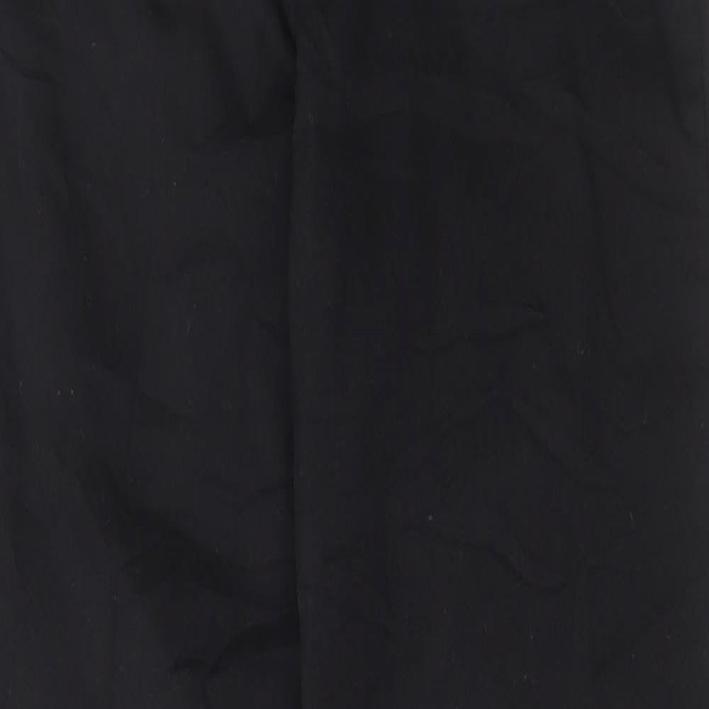 Marks and Spencer Womens Black Cotton Skinny Jeans Size 6 L33 in Regular Button