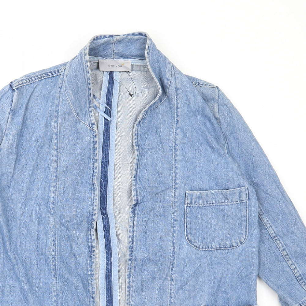 Marks and Spencer Womens Blue Jacket Size 6