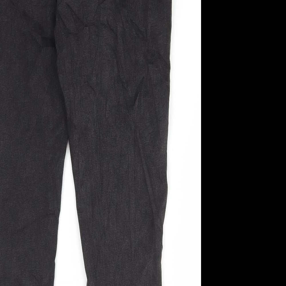 Marks and Spencer Womens Black Cotton Skinny Jeans Size 16 L28 in Regular Button