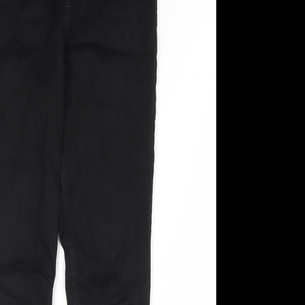 Marks and Spencer Womens Blue Cotton Jegging Jeans Size 12 L28 in Regular Button