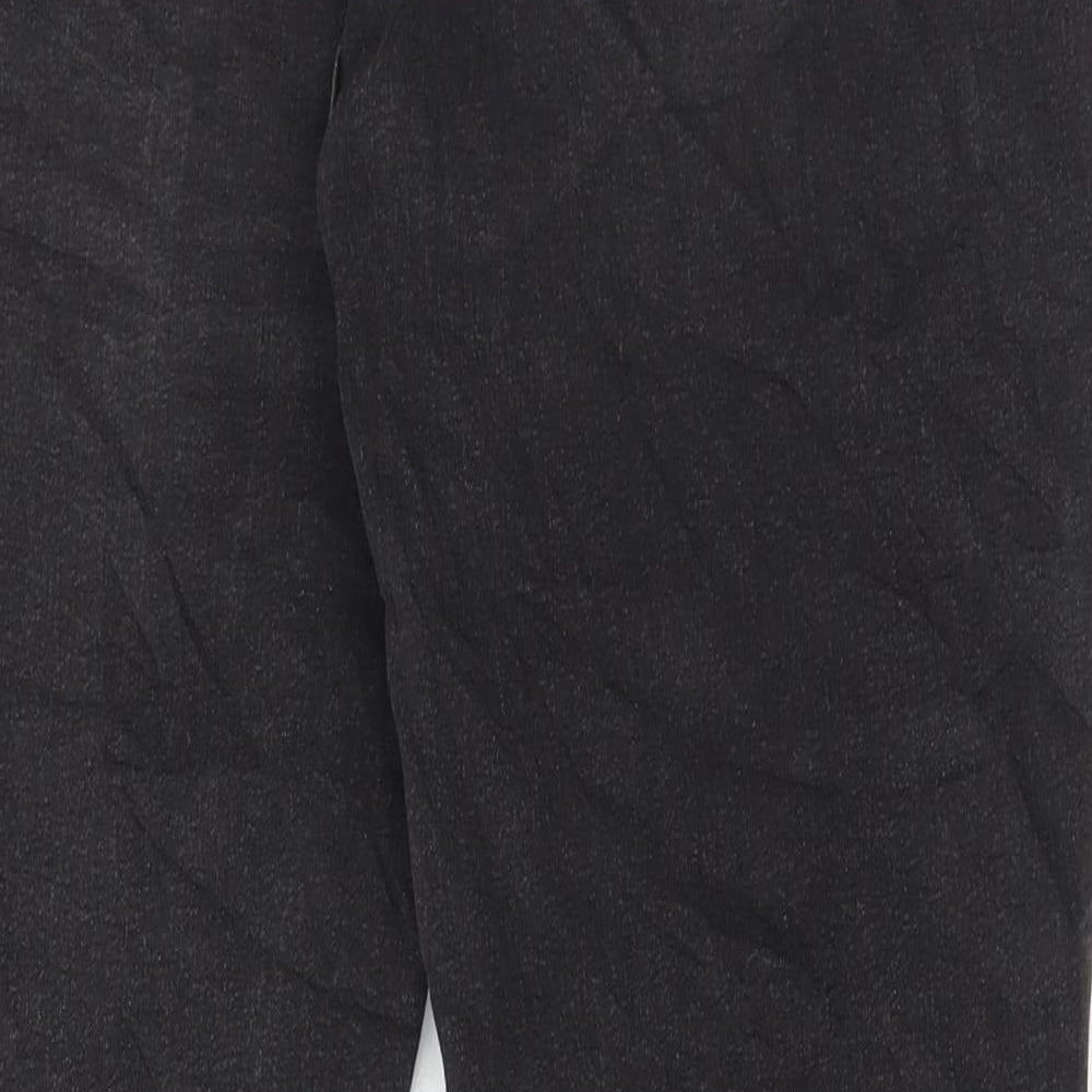 Marks and Spencer Womens Grey Cotton Skinny Jeans Size 18 L29 in Regular Button