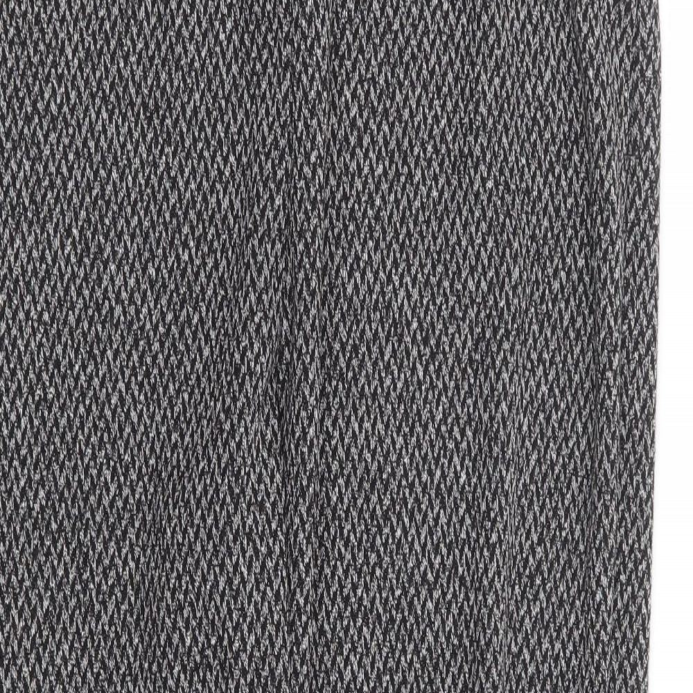 TU Womens Grey Polyester Jogger Trousers Size 14 L27 in Regular