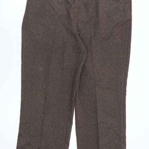 Autonomy Womens Brown Polyester Trousers Size 20 L29 in Regular
