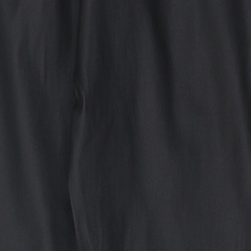Marks and Spencer Womens Black Polyester Jegging Leggings Size 12 L37 in - Shiny