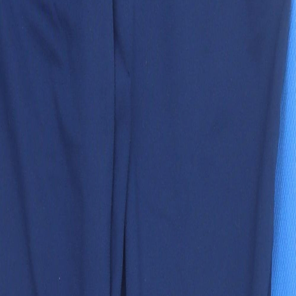 Nike Mens Blue Polyester Jogger Trousers Size XL L33 in Regular Drawstring