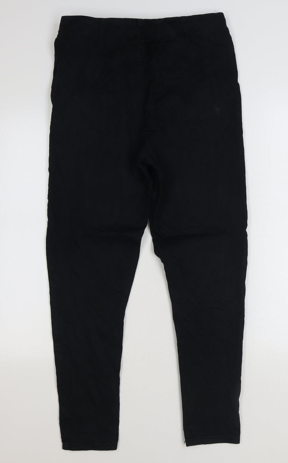 F&F Womens Black Cotton Jegging Jeans Size 14 L27 in Regular