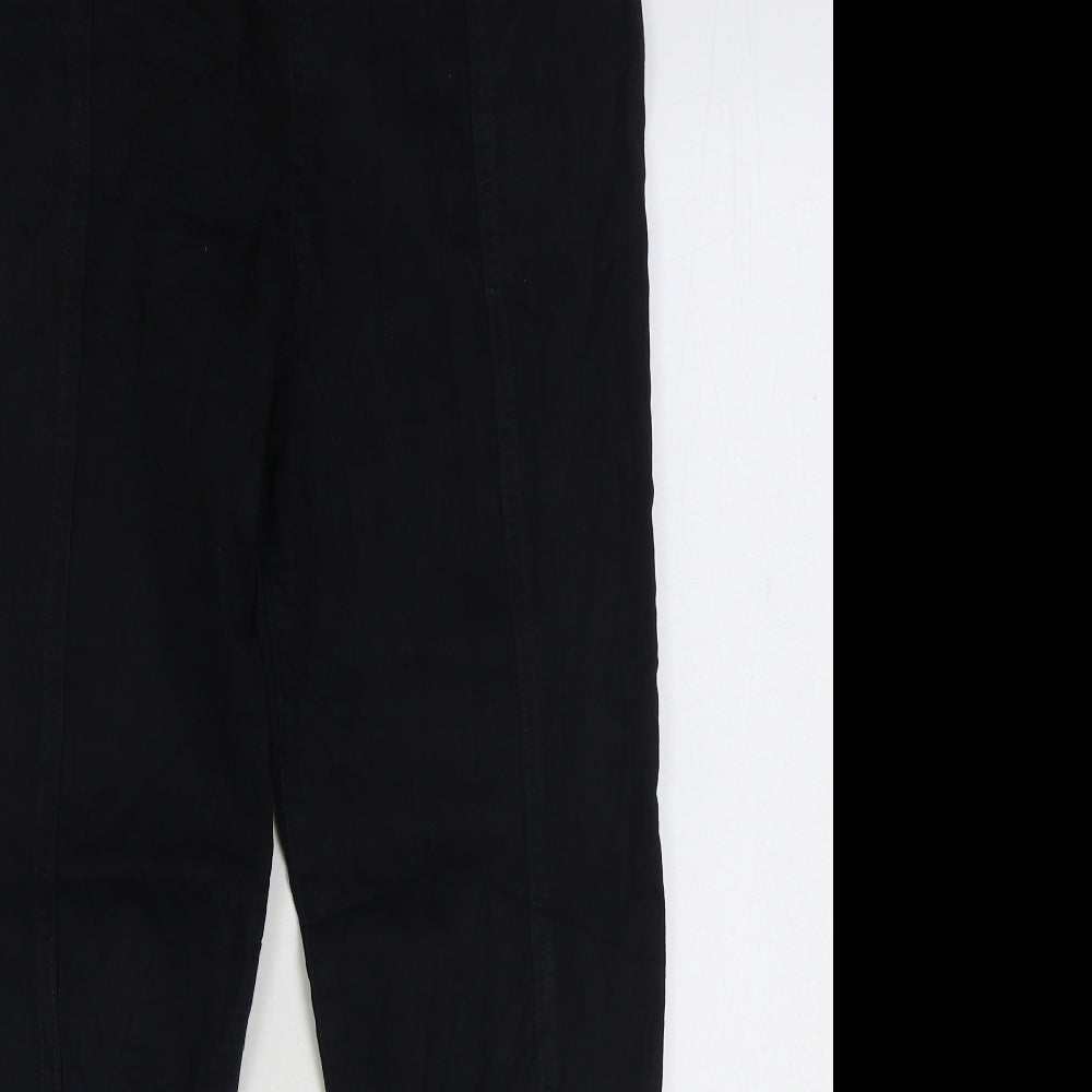 F&F Womens Black Cotton Jegging Jeans Size 14 L27 in Regular