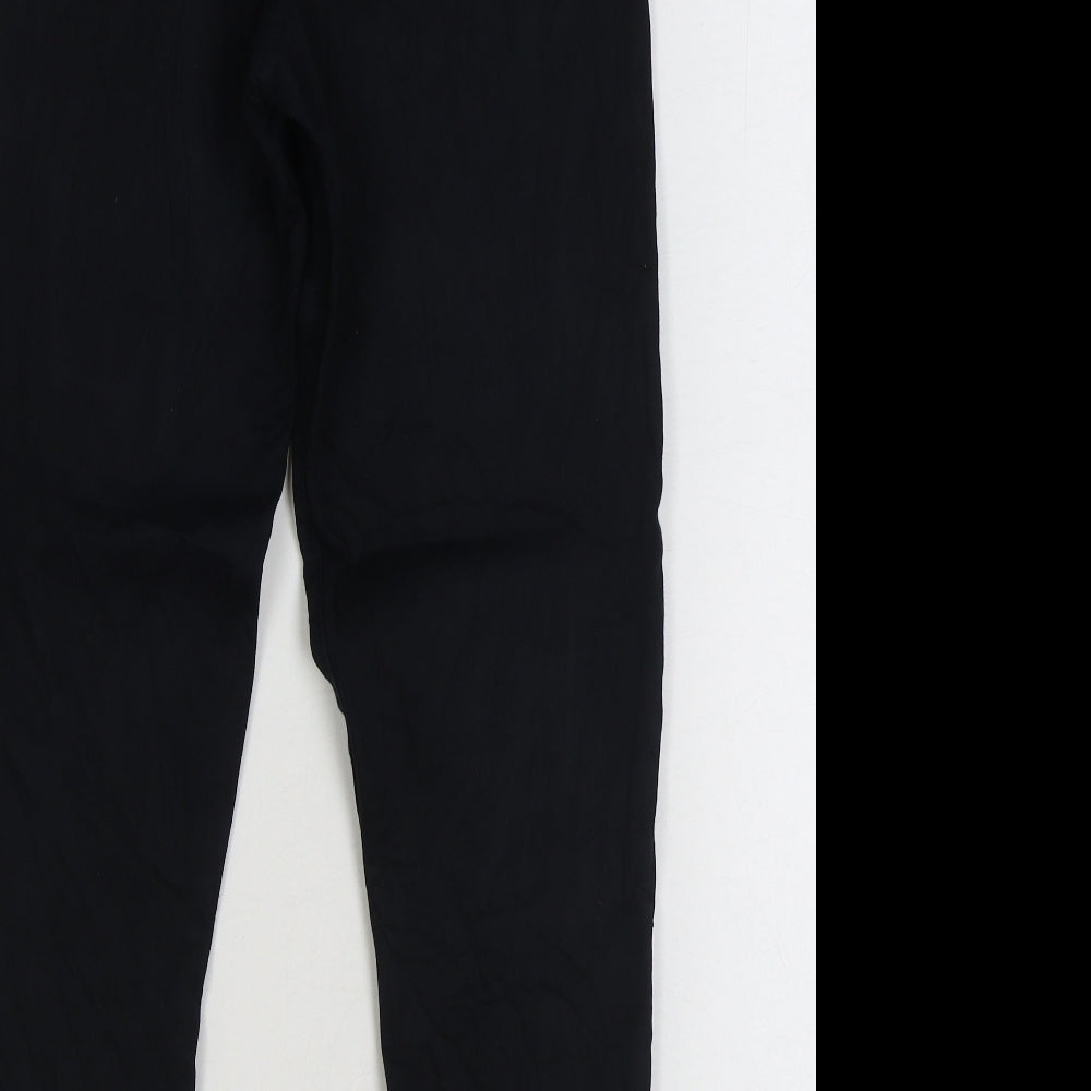 F&F Womens Black Cotton Jegging Jeans Size 14 L27 in Regular