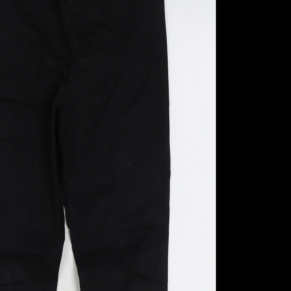 Marks and Spencer Womens Black Cotton Jegging Jeans Size 14 L26 in Regular