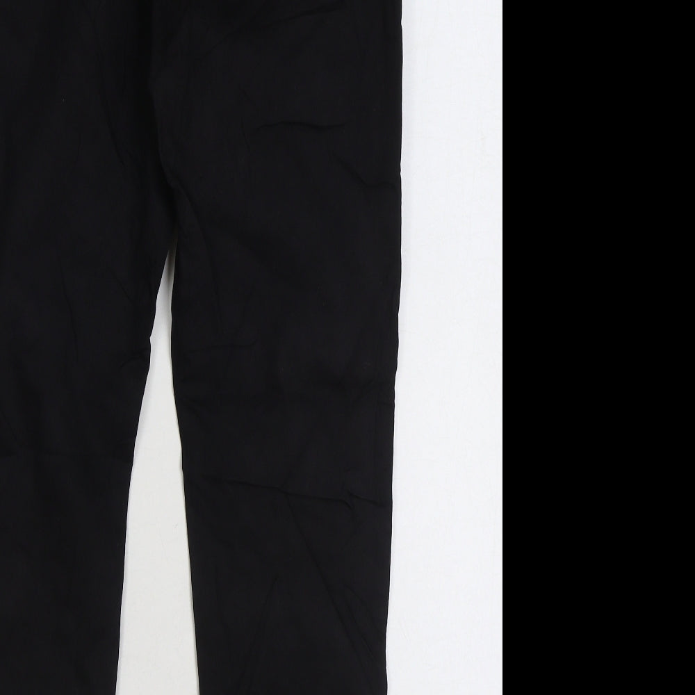 Marks and Spencer Womens Black Cotton Jegging Jeans Size 14 L26 in Regular