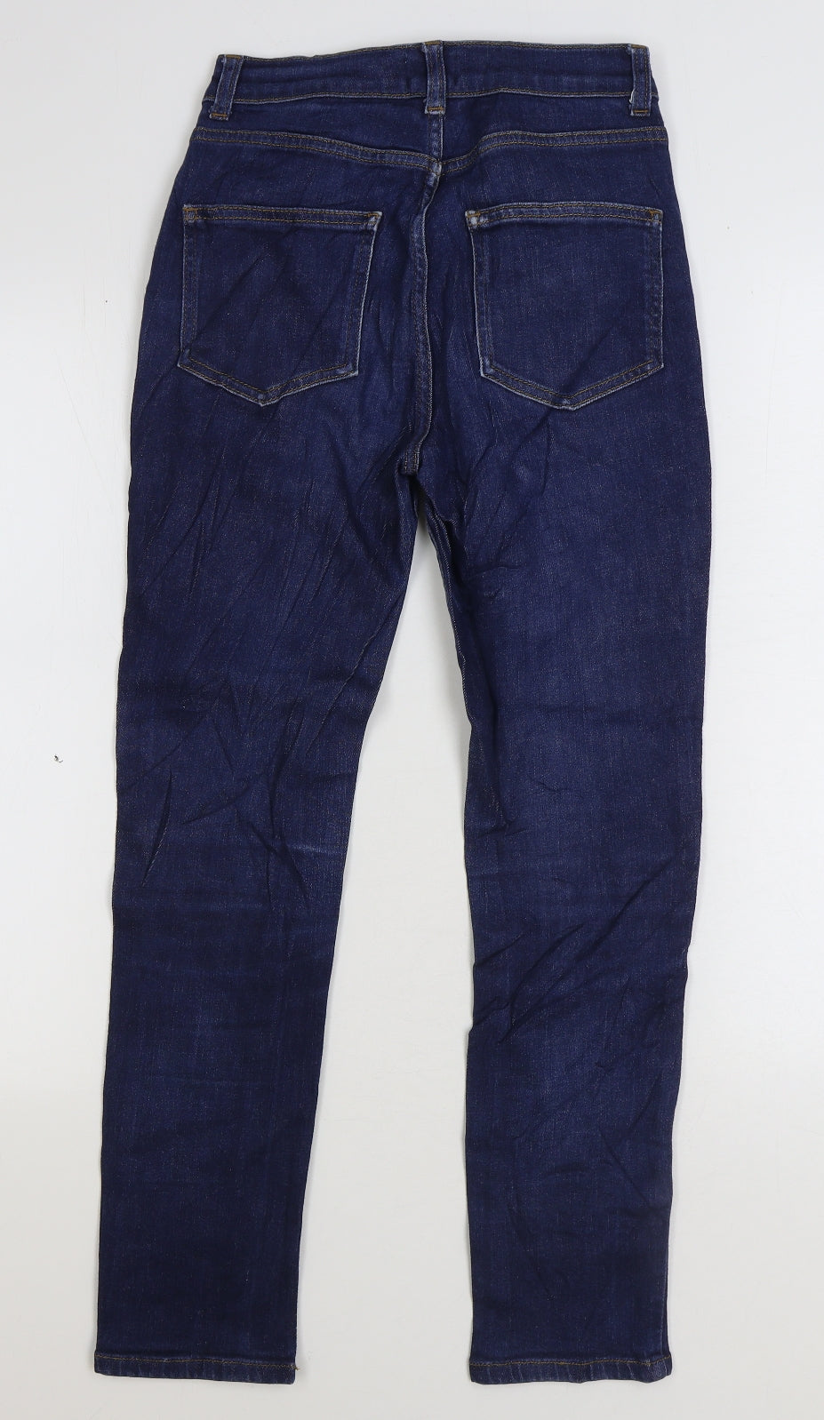 French Connection Womens Blue Cotton Skinny Jeans Size 6 L27 in Regular Zip