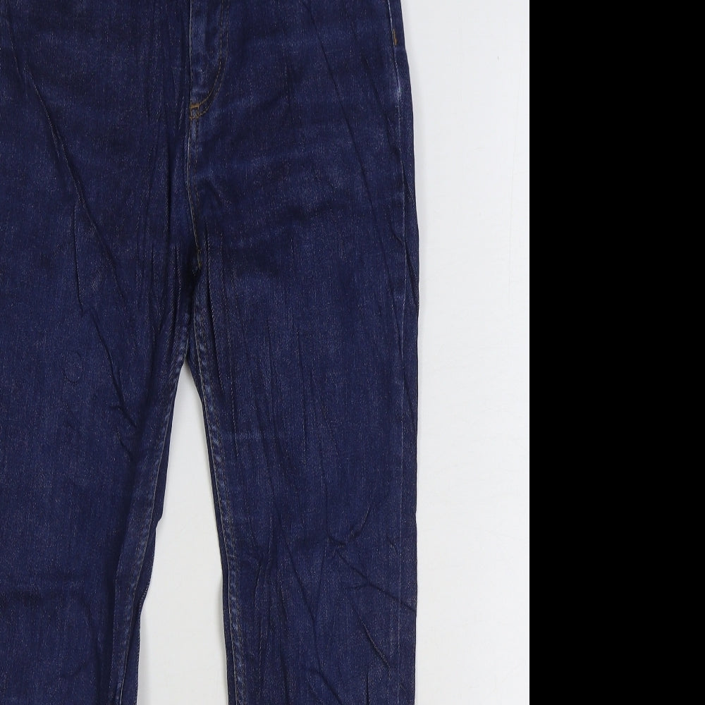 French Connection Womens Blue Cotton Skinny Jeans Size 6 L27 in Regular Zip