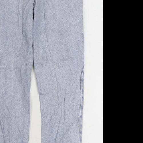 Texwood Womens Blue Cotton Straight Jeans Size 26 in L26 in Regular Zip