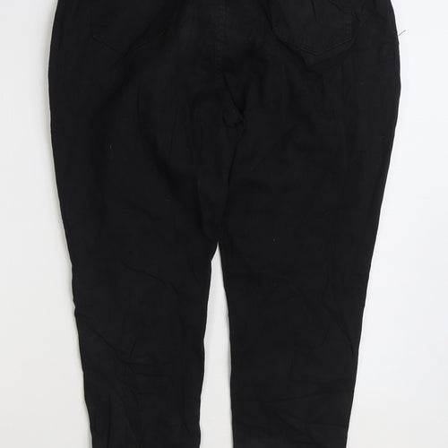 SheIn Womens Black Cotton Skinny Jeans Size 34 in L26 in Regular Zip