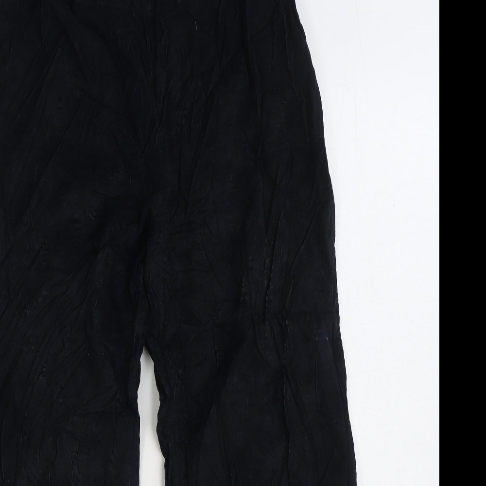 Khaadi Womens Blue Cotton Jogger Trousers Size 12 L25 in Regular - Cropped