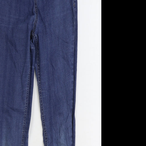 Very Girls Blue Cotton Jegging Jeans Size 13 Years Regular Pullover