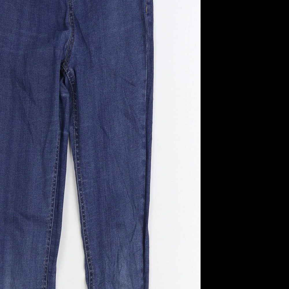 Very Girls Blue Cotton Jegging Jeans Size 13 Years Regular Pullover