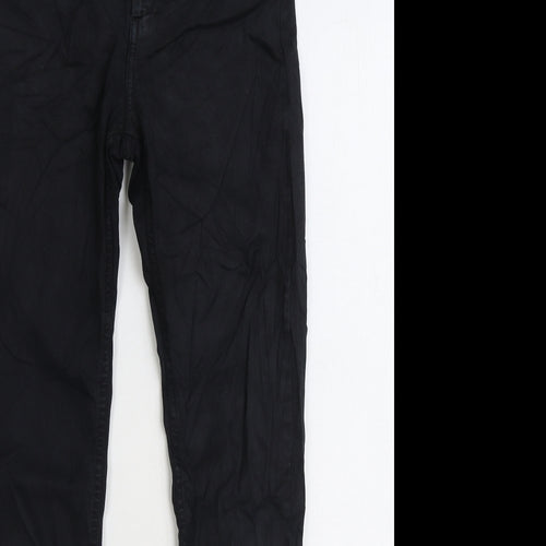 HOD Mens Black Cotton Skinny Jeans Size 26 in L31 in Regular Zip