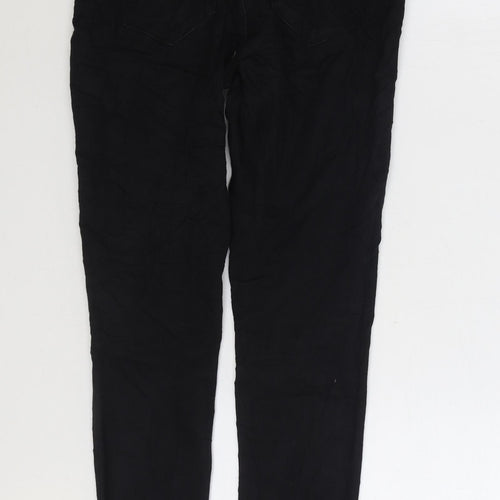 Denim & Co. Womens Black Cotton Jegging Jeans Size 8 L28 in Regular Zip