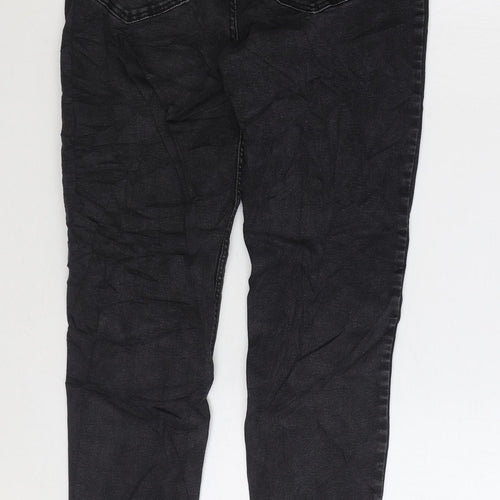 Pieces Womens Black Cotton Skinny Jeans Size M L27 in Regular Zip