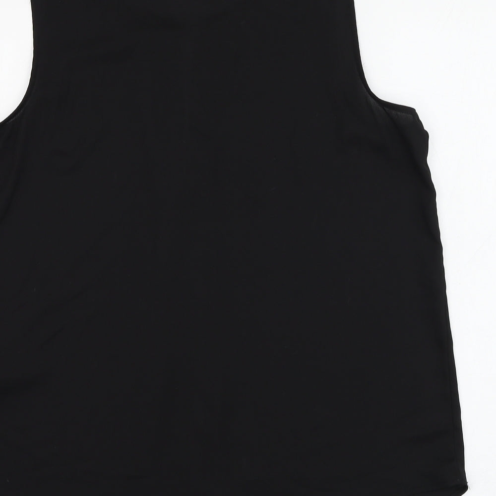 Primark Womens Black Polyester Camisole Tank Size 14 Scoop Neck