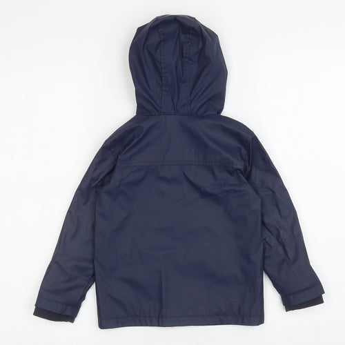 Nutmeg Boys Blue Quilted Coat Size 2-3 Years Zip
