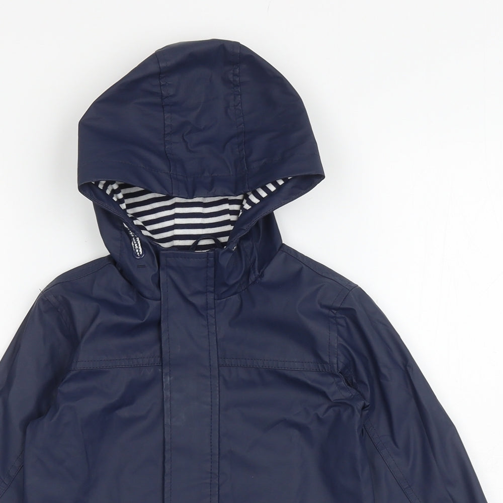 Nutmeg Boys Blue Quilted Coat Size 2-3 Years Zip