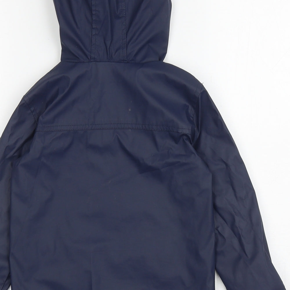 Nutmeg Boys Blue Quilted Coat Size 2-3 Years Zip