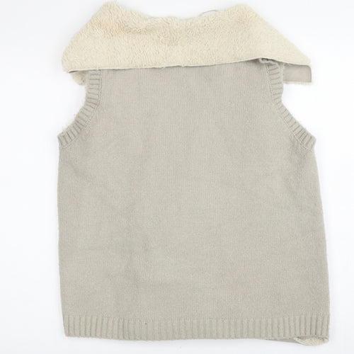 Atmosphere Womens Grey Gilet Waistcoat Size M