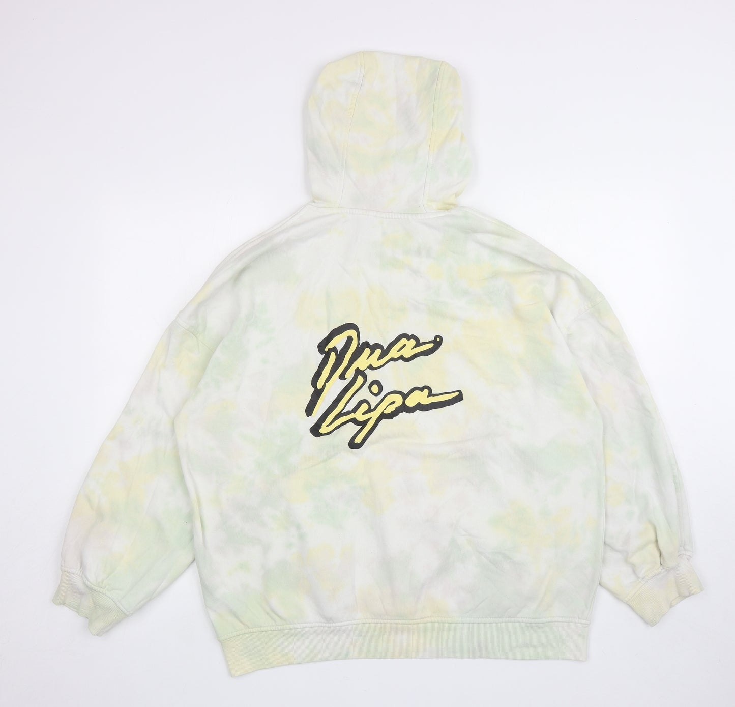 Divided Womens Multicoloured Cotton Pullover Hoodie Size S Pullover - Dua Lipa, Tie Dye